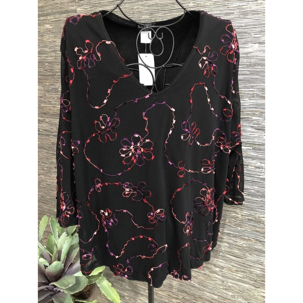 Bay Studio 3/4 Sleeve Blouse Plus Size 3X